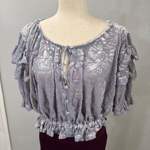Free People Velveteen Dreams Top